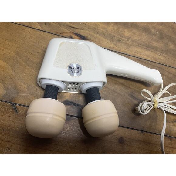 Hitachi HVT-350 Massager Dual Twin Heads Electric 2 Speed Vintage Works Japan - Picture 2 of 10